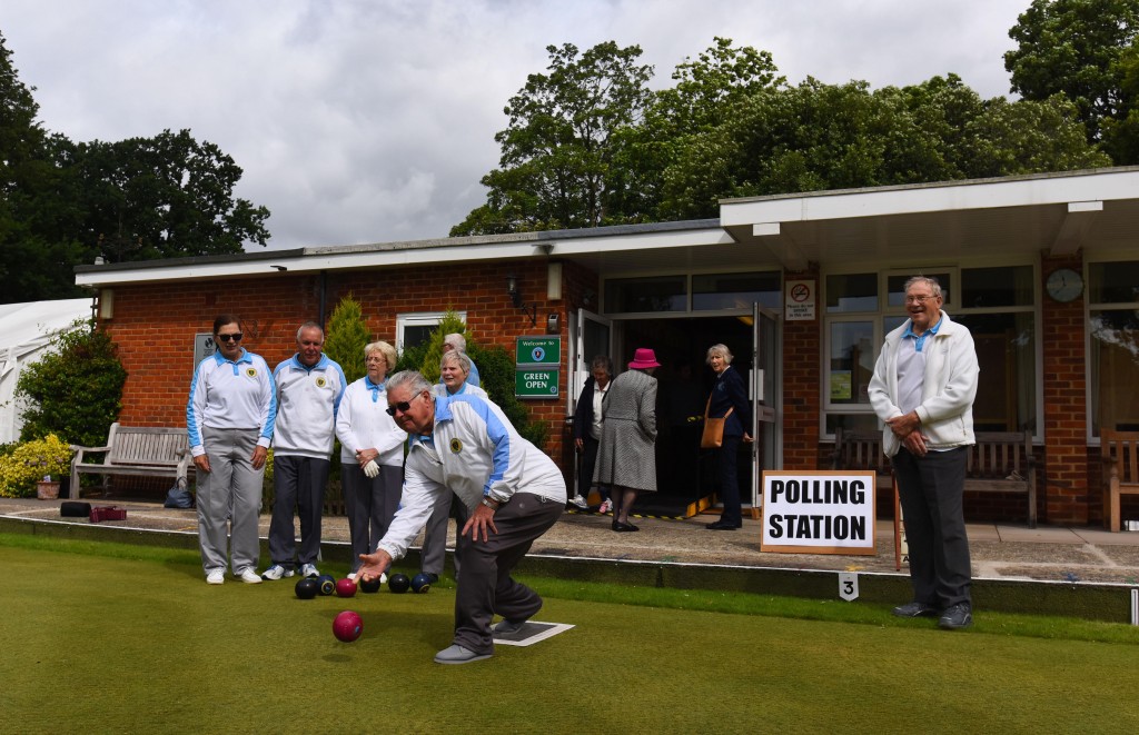 Unusual local election polling stations - Farnborough Bowling Club