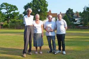 Runners up John and Hilary with Winners Allen and Martin..jpg